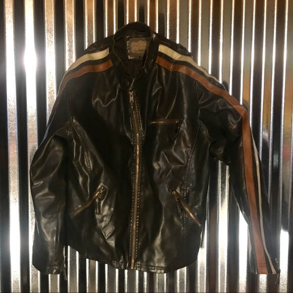Arizona Men's Faux Leather Jacket - Picture 2 of 8